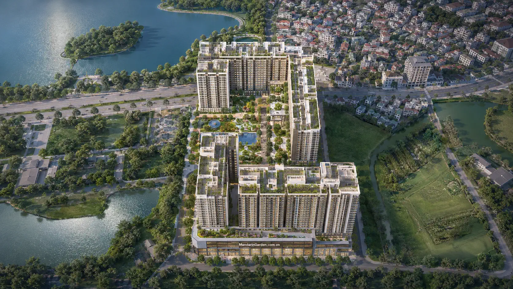 Phối cảnh 3D dự án Mandarin Garden 3. 